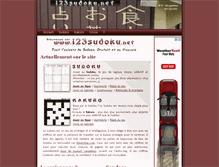 Tablet Screenshot of 123sudoku.net